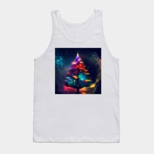 Abstract Christmas Tree Tank Top